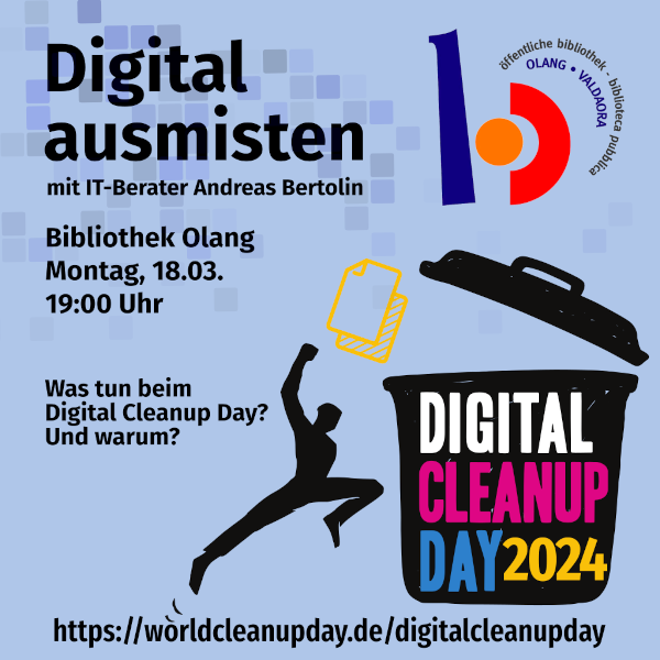 Digital ausmisten beim Digital Cleanup Day. Wie und warum?