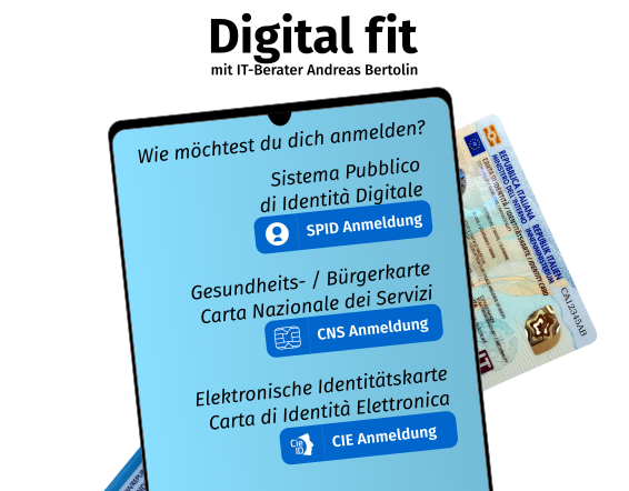 Digital fit und gut vernetzt: Online-Befundabfrage, PagoPA-Zahlungen, SPID, Technikhilfe